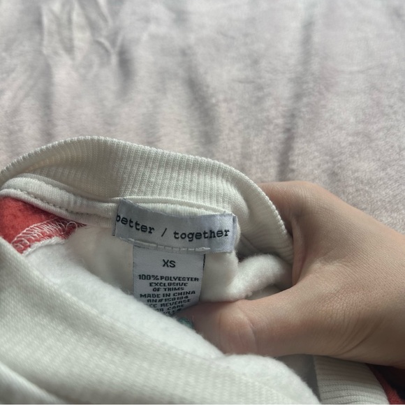 Better / Together “Track Ready” sweatshirt size xs - Picture 3 of 3